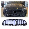 Grille compatibel met Mercedes C-klasse W206 glanzend zwart