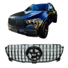 Griglia anteriore Calandra compatibile con Mercedes-Benz GLE W167 nero 2019-2023 zonder AMG line