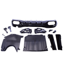 Difuzor pentru Mercedes W206 negru C43 AMG look