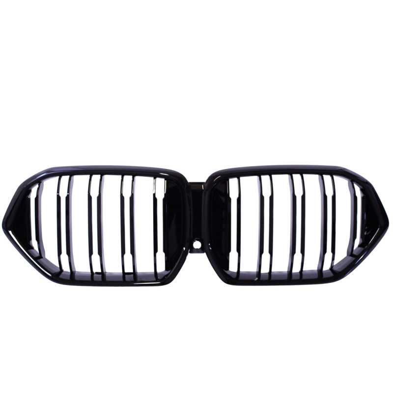 Grill kidney compatible with BMW X6 G06 2018+ double bars glossy black