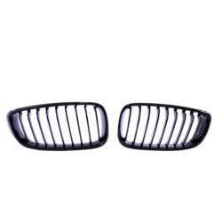 Grill kidney compatible with BMW 3 Series F34 gloss black single line