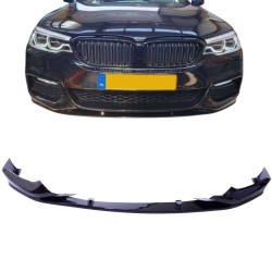 Lame avant compatible avec BMW Série 5 G30 G31 Berline Touring noir brillant