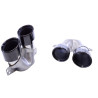 (PART) Exhaust pipes for Mercedes W206 C43 black