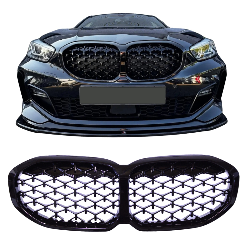 Grille rognons compatible avec BMW F40 F41 1 series diamond grill