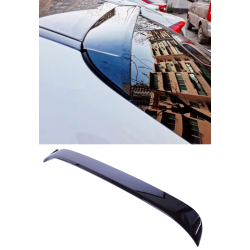 Spoiler de tejadilho compatível com Mercedes Classe C W205 Sedan preto brilhante