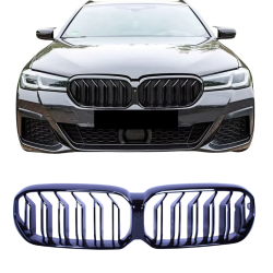 Kühlergrill (Nieren) schwarz glänzend passend für BMW G30 G31 Facelift