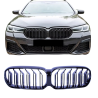 Grotelės inkstai blizgios juodos spalvos, suderinamos su BMW G30 G31 Facelift