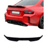 Spoiler compatibile con BMW serie 2 G42 nero lucido