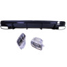 Difusor trasero para Mercedes CLA C117 X117 2014-2018 CLA 45 AMG look