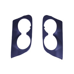 Difusor compatível com Mercedes GLE coupé C167 preto redondo