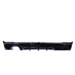 Difusor trasero compatible con BMW Serie 2 F22 F23 negro brillante 218 220 230 235