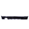 Difusor trasero compatible con BMW Serie 2 F22 F23 negro brillante 218 220 230 235