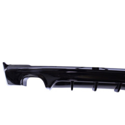 Difusor trasero compatible con BMW Serie 2 F22 F23 negro brillante 2L