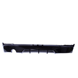 Difusor trasero compatible con BMW Serie 2 F22 F23 negro brillante