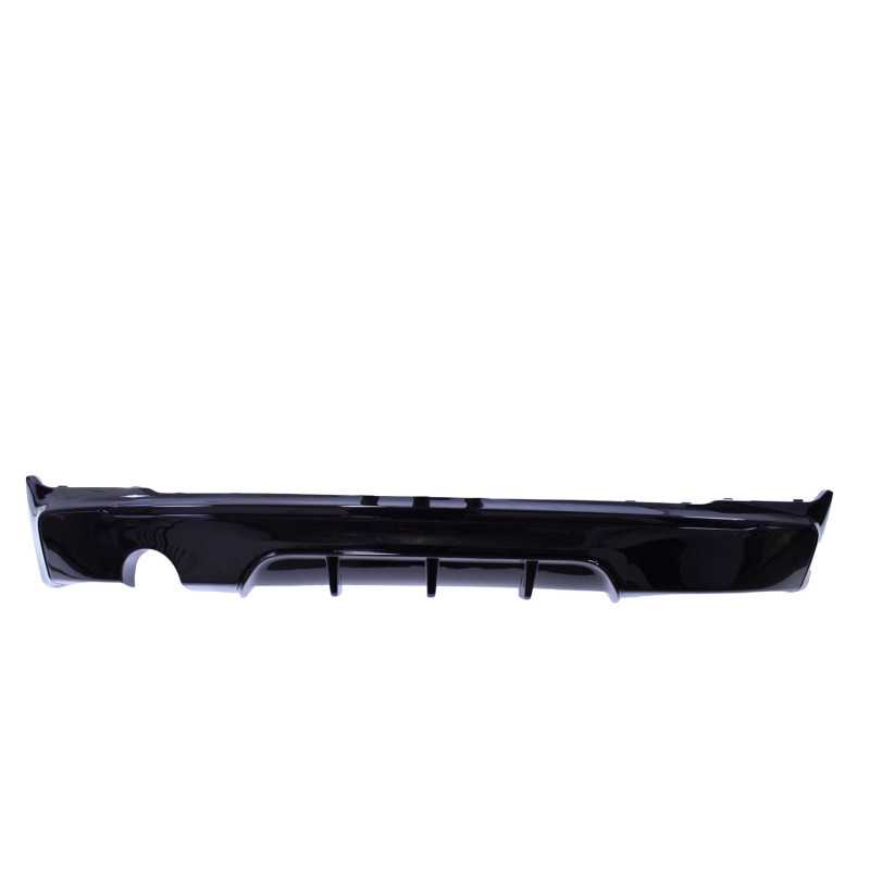 Difusor trasero compatible con BMW Serie 2 F22 F23 negro brillante