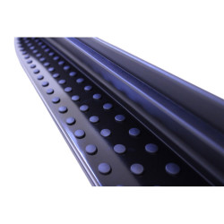 Pedane laterali per Mercedes W164 ML nero lucido