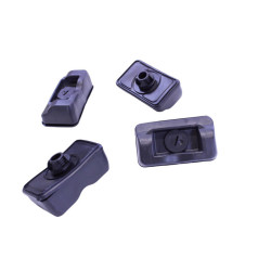 Estribos para Mercedes W164 ML negro brillante