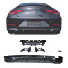 Diffuser for Mercedes CLS C257 gloss black CLS 53 AMG look