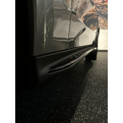 Marchepieds pour mercedes glc - glc coupé 2023+ x254 c254 noir brillant