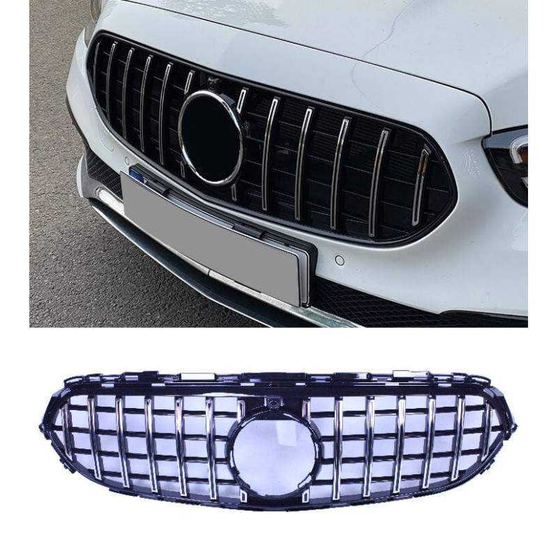 Grilă Mercedes Clasa E W213 S213 Facelift fără AMG Line crom cu cameră frontală