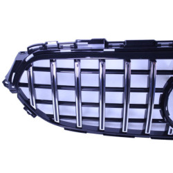 Grille compatible avec mercedes e w213 s213 facelift sans amg line package chrome camera frontale