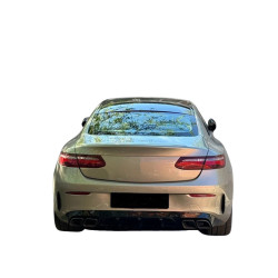 Difusor trasero delantero con puntas de escape en negro brillante Mercedes E Coupé descapotable C238 A238