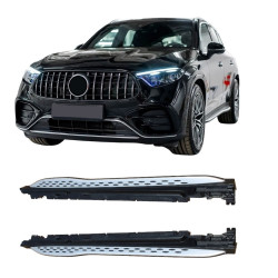 Estribos laterales compatibles con mercedes-benz glc - glc coupe 2020+