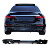 Difusor Mercedes Classe E W213 S213 ponteiras de escape preto brilhante redondas