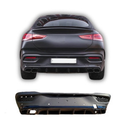 Difusor trasero para Mercedes GLE coupé C167 negro brillante