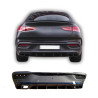 Difusor trasero para Mercedes GLE coupé C167 negro brillante