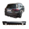 Diffuser for Mercedes GLE W167 2019+ with dual chrome exhaust trim pieces