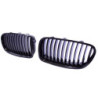 Grill kidneys compatible with BMW 5 Series F10 F11 glossy black single bars