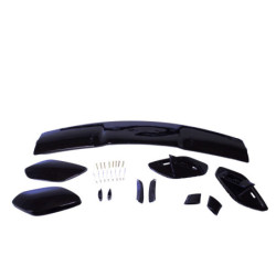 Tagspoiler kompatibel med Mercedes A-Klasse W176 blank sort