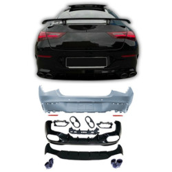 Rear Bumper compatible with Mercedes CLA C118 with PDC