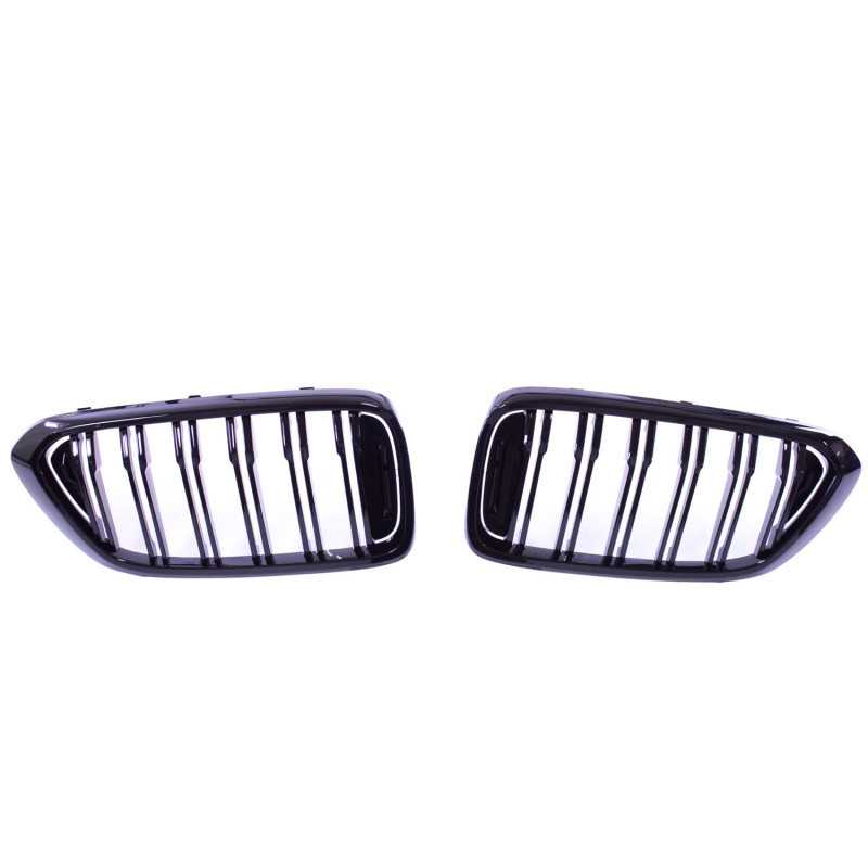 Grill kidneys compatible with BMW 6 Series G32 GT gloss black double bars