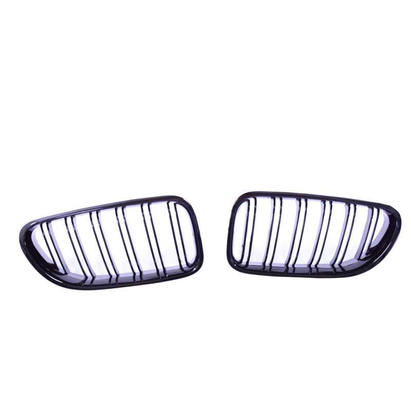 Grill kidneys compatible with BMW 6 Series F13 Coupe F12 Convertible F06 Gran Coupe gloss black double bars