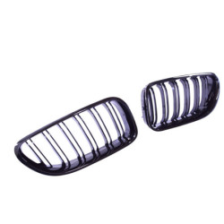 Grill kidneys compatible with BMW 6 Series F13 Coupe F12 Convertible F06 Gran Coupe gloss black double bars