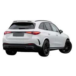 Difusor trasero GLC 63 AMG look X254 Negro brillante