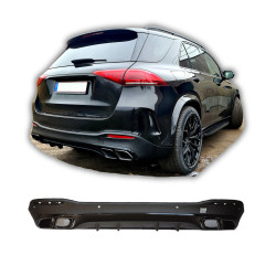 Difusor trasero compatible con Mercedes GLE W167 2019+ y Mercedes GLS X167