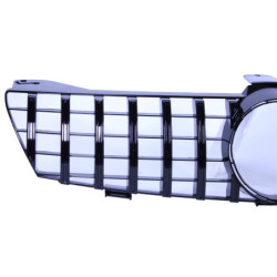 Grille compatibel met mercedes cls w219 pre-facelift zwart