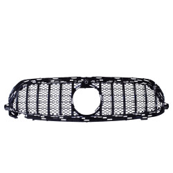 Grelha compatível com Mercedes E W213 S213 A238 C238 facelift com pacote AMG line preto brilhante com estrutura alveolar