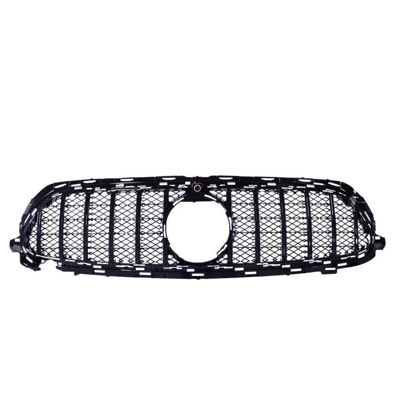 Grill kompatybilny z Mercedesem E W213 S213 A238 C238 facelift z pakietem AMG line czarny błyszczący ze strukturą plastra miodu