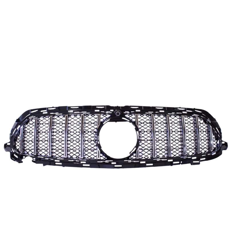 Grilă cromată compatibilă cu Mercedes E W213 S213 A238 C238 facelift cu pachet AMG line cu structură tip fagure de miere