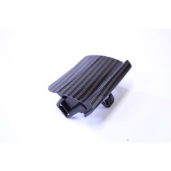 Grill Mercedes C-Klasse W206 Sedan AMG Line carbonlook met rode strepen (4)