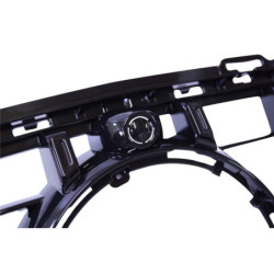 Parrilla compatible con Mercedes Clase C W206 Berlina AMG-Line Carbon Look + Tiras Rojas