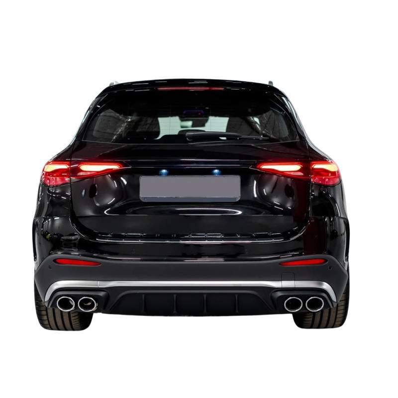(PART) Diffuser compatible with Mercedes GLC X254 chrome round exhaust pipes