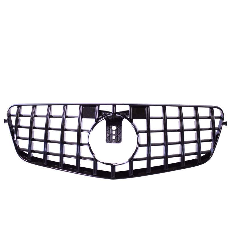 Grill kompatibel med Mercedes E-Klasse W212 Sedan blank sort
