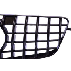 Grille kompatibel med Mercedes E-Klasse W212 Sedan blank sort
