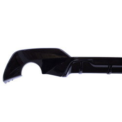 Difusor compatível com BMW Série 3 G20 Sedan G21 Touring pré-LCI preto brilhante