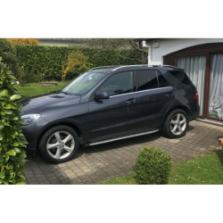 Side steps running boards compatible with mercedes-benz w166 ml gle